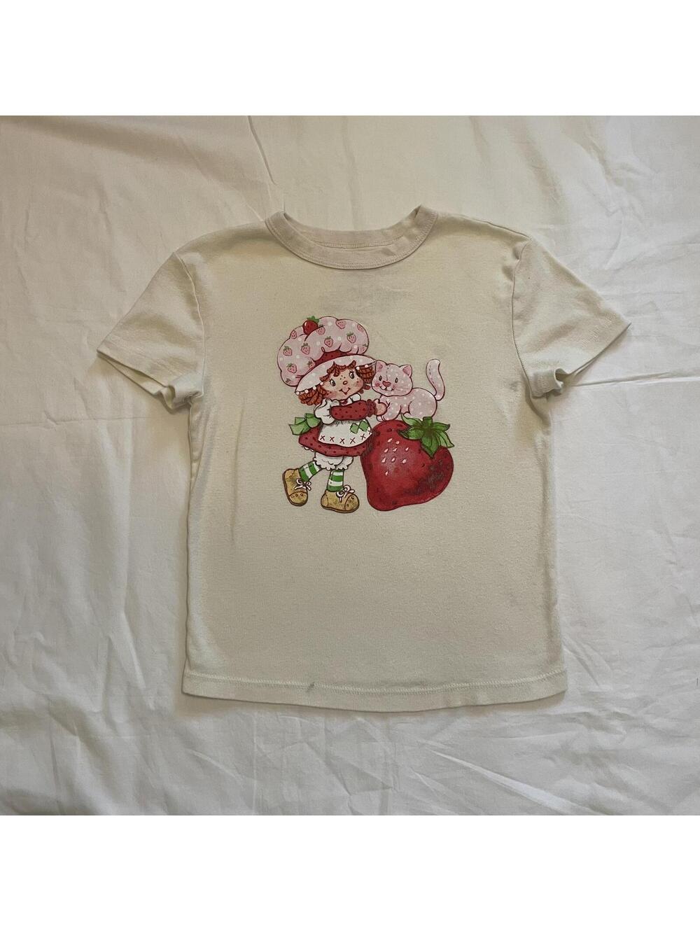 Strawberry Shortcake baby tee crop top